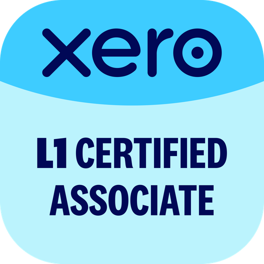 Xero Certified Associate, Level 1 badge